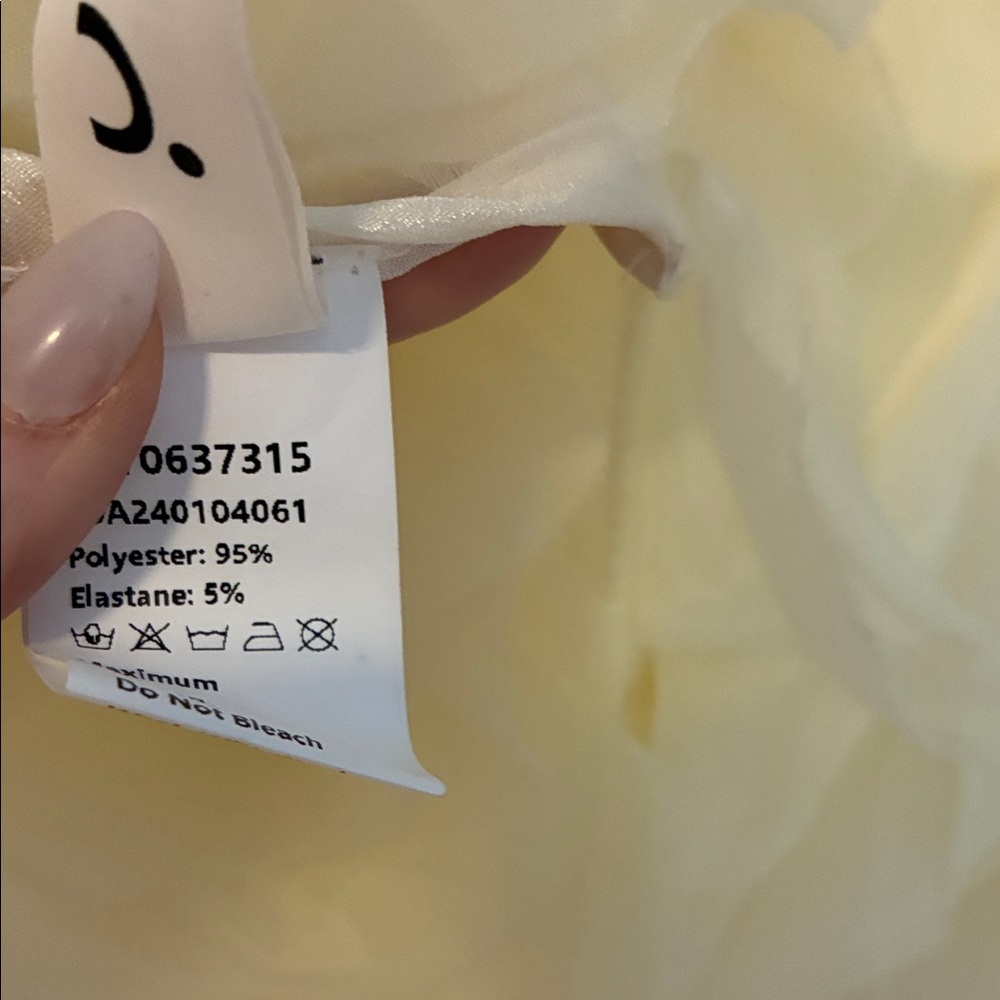 Commense Cream Layered Ruffle Blouse - Picture 9 of 9